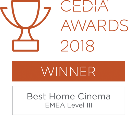 CEDIA Home Cinema Level III (EMEA) Winner 2018 Image