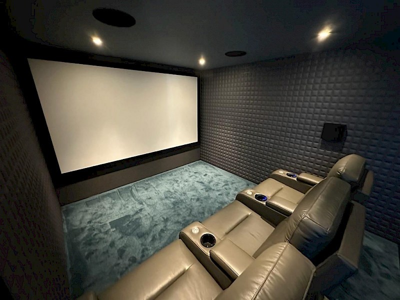 custom-made bespoke home cinema solution