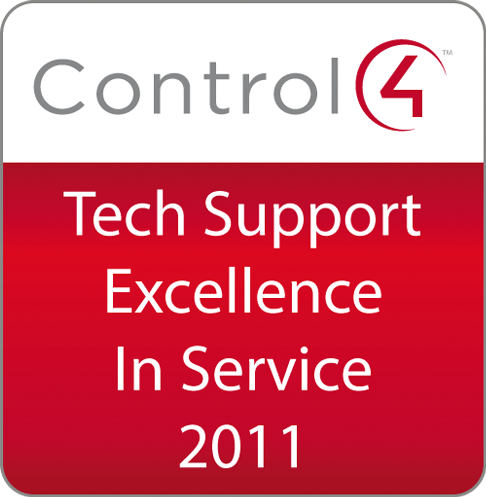 Control4 Award for Technical Excellence in Service Winner 2011 Image