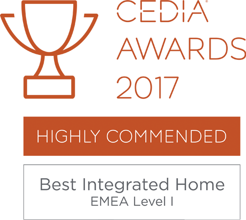 CEDIA (EMEA) Best Integrated Home Level 1 Finalist 2017 Image