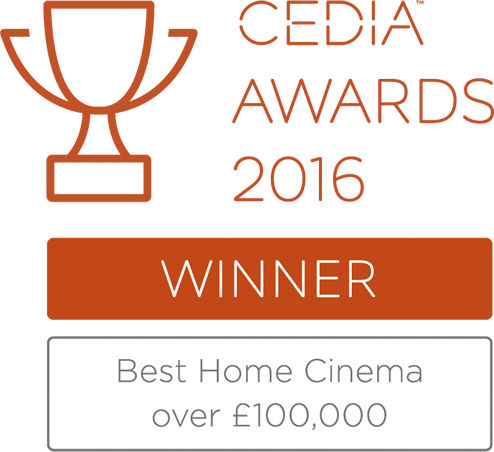 CEDIA Best Home Cinema over £100,000 Winner 2016 Image