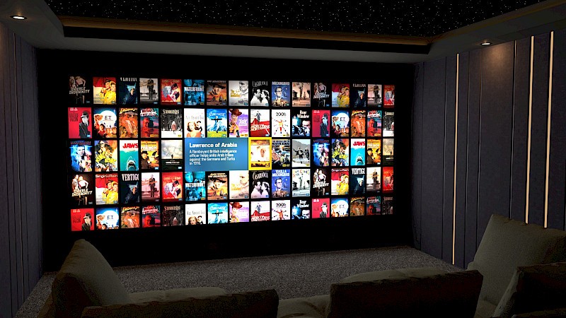 3D visualisation of your home cinema system