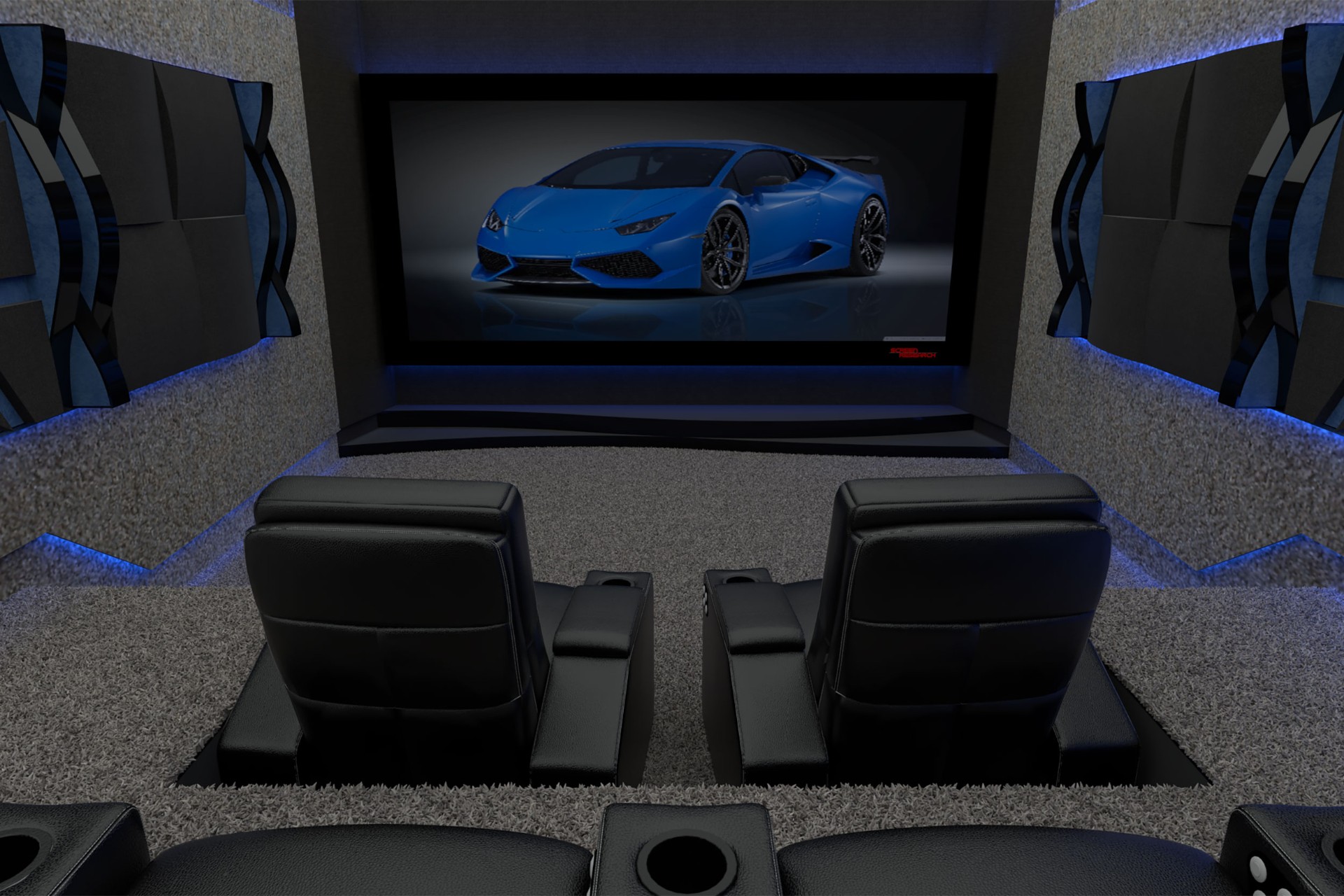 3D home cinema visualisation