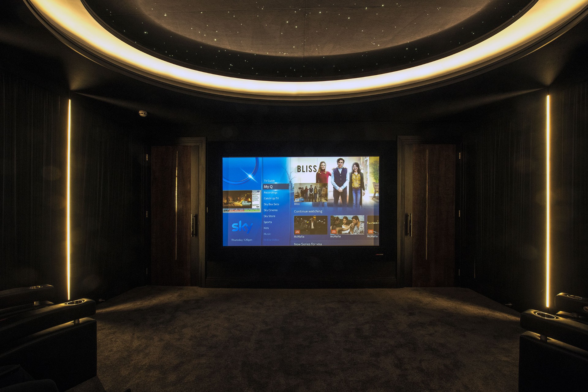 bespoke home cinema system installation